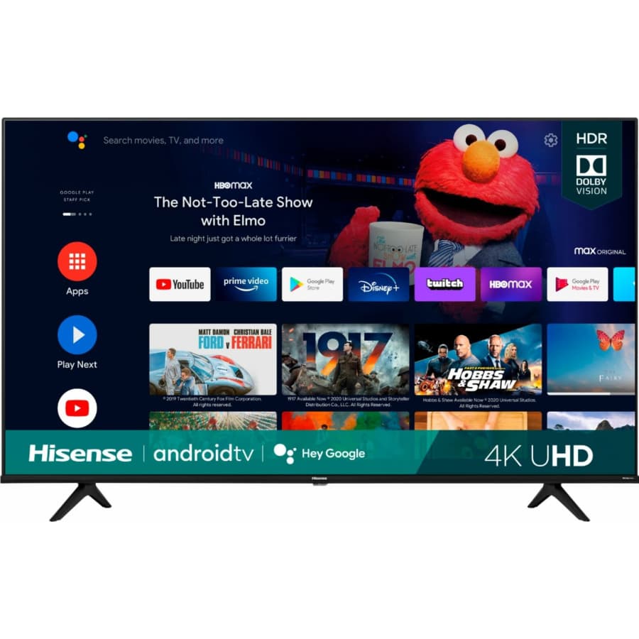 Hisense A6G Series 43A6G 43" 4K HDR LED UHD Android Smart TV (2021) for $200 Hisense A6G Series 43A6G 43" 4K HDR LED UHD Android Smart TV (2021) for $200