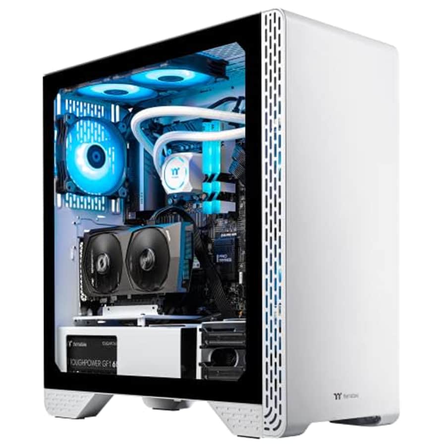 Thermaltake Glacier i360 Liquid-Cooled PC (Intel i5-11600K, RTX 3060, 16GB RGB 3200Mhz DDR4 for $2,000 Thermaltake Glacier i360 Liquid-Cooled PC (Intel i5-11600K, RTX 3060, 16GB RGB 3200Mhz DDR4 for $2,000
