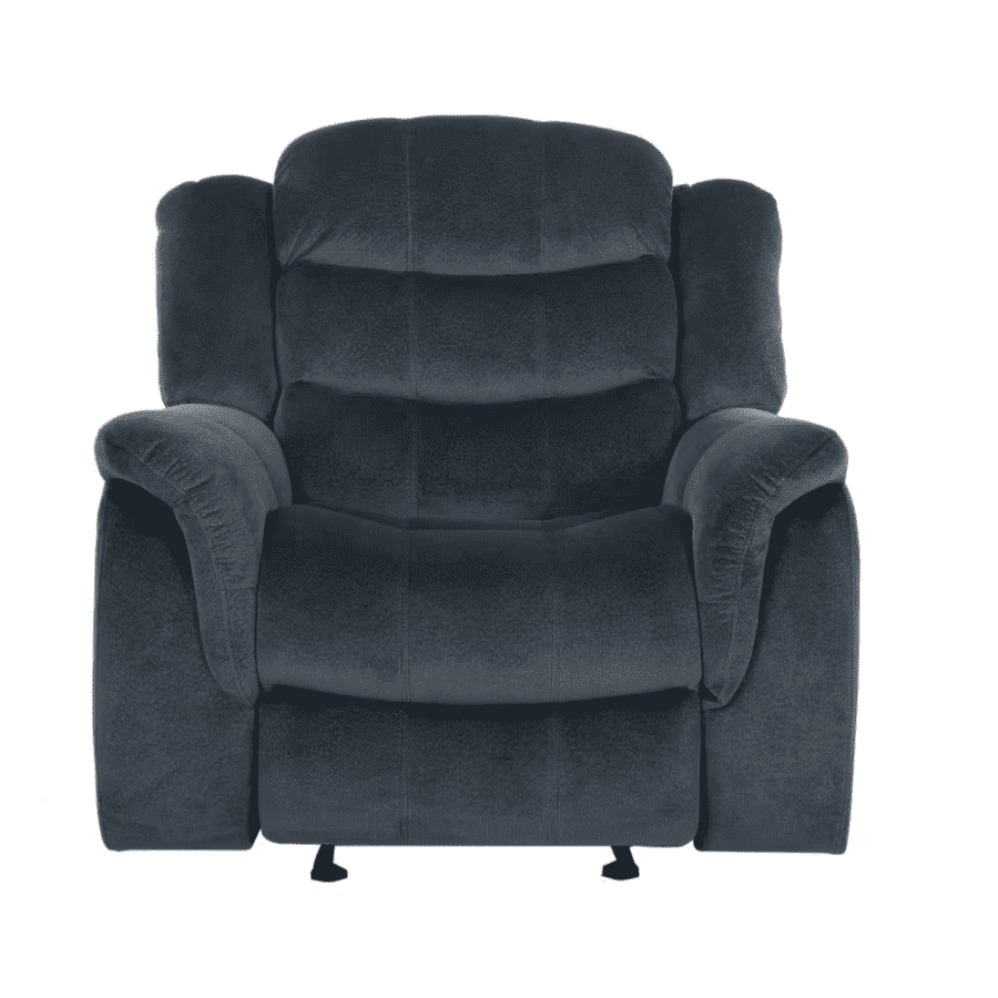 Noble House Hawthorne Gray Polyester Glider Recliner for $449