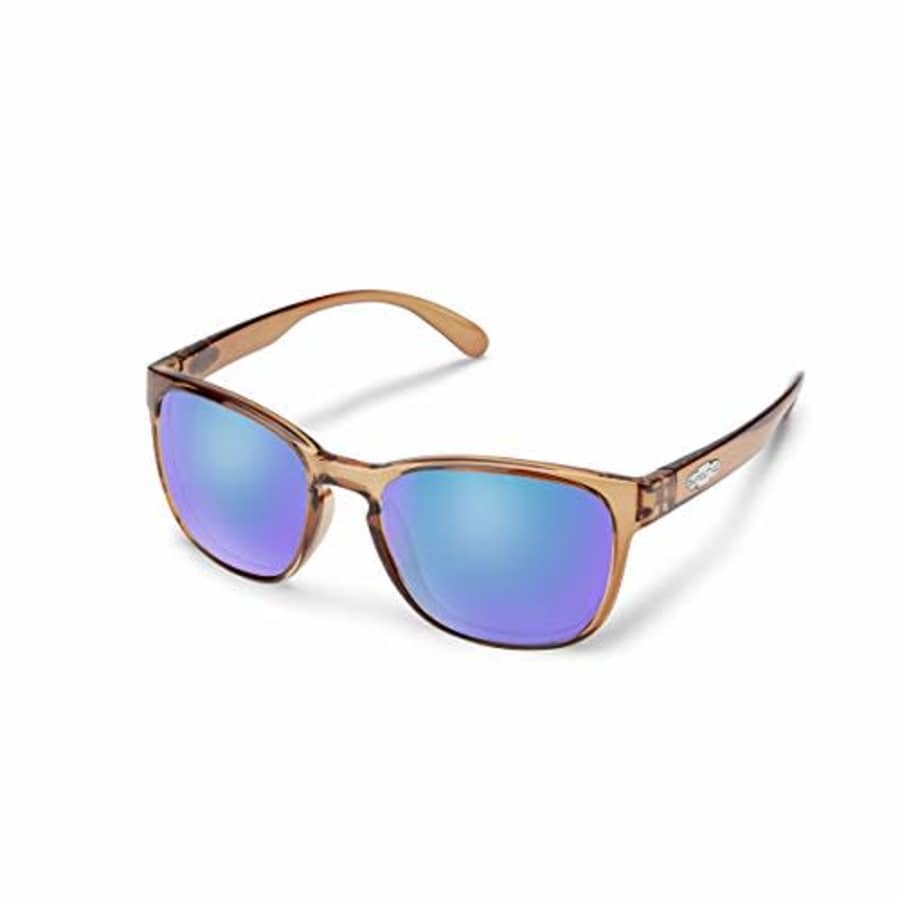 Suncloud Loveseat Polarized Sunglasses, Transparent Brown/Polarized Blue Mirror, one Size for $52 Suncloud Loveseat Polarized Sunglasses, Transparent Brown/Polarized Blue Mirror, one Size for $52