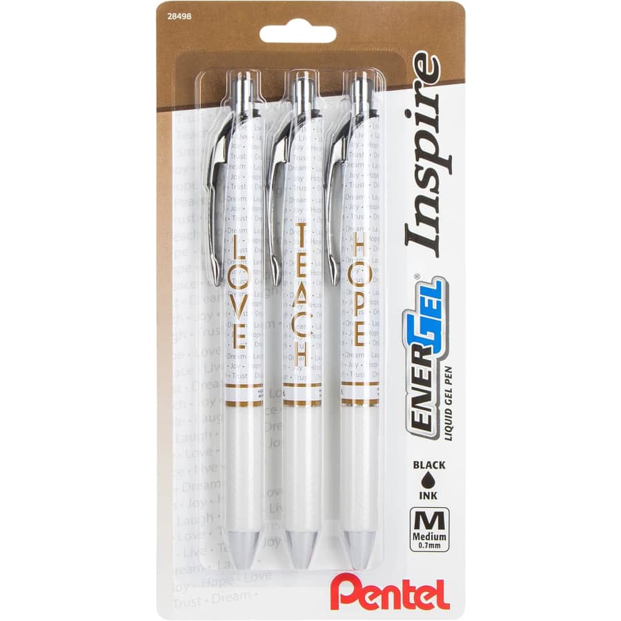Pentel EnerGel Inspire 0.7mm Medium Line Roller Ball Pen 3-Pack for $6 Pentel EnerGel Inspire 0.7mm Medium Line Roller Ball Pen 3-Pack for $6