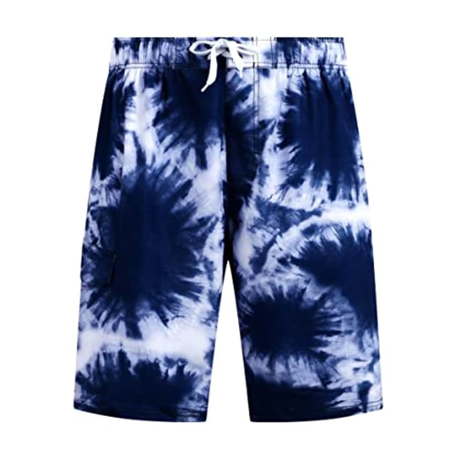 Kanu Surf Men's Standard Mirage Swim Trunks (Regular & Extended Sizes), Beachboy Denim Blue, 3X for $17