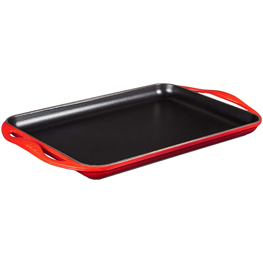 Le Creuset Rectangular Skinny Griddle for $80 Le Creuset Rectangular Skinny Griddle for $80