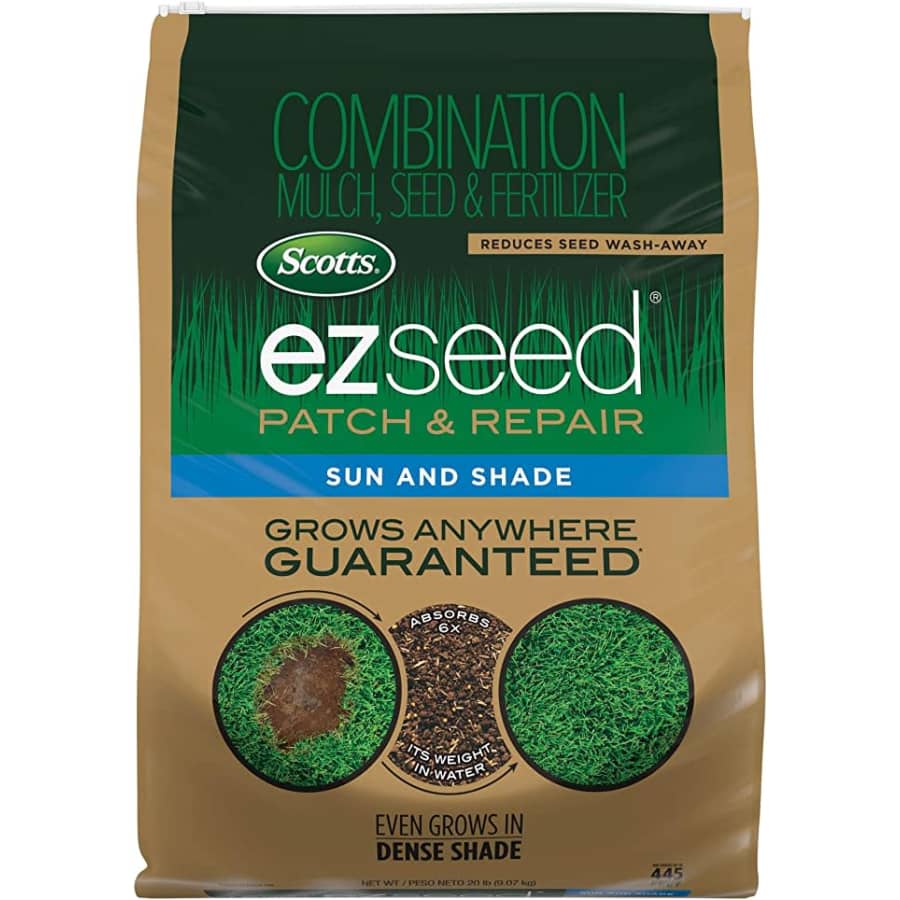Scotts EZ Seed Sun and Shade Patch & Repair 20-lb. Bag for $57 Scotts EZ Seed Sun and Shade Patch & Repair 20-lb. Bag for $57