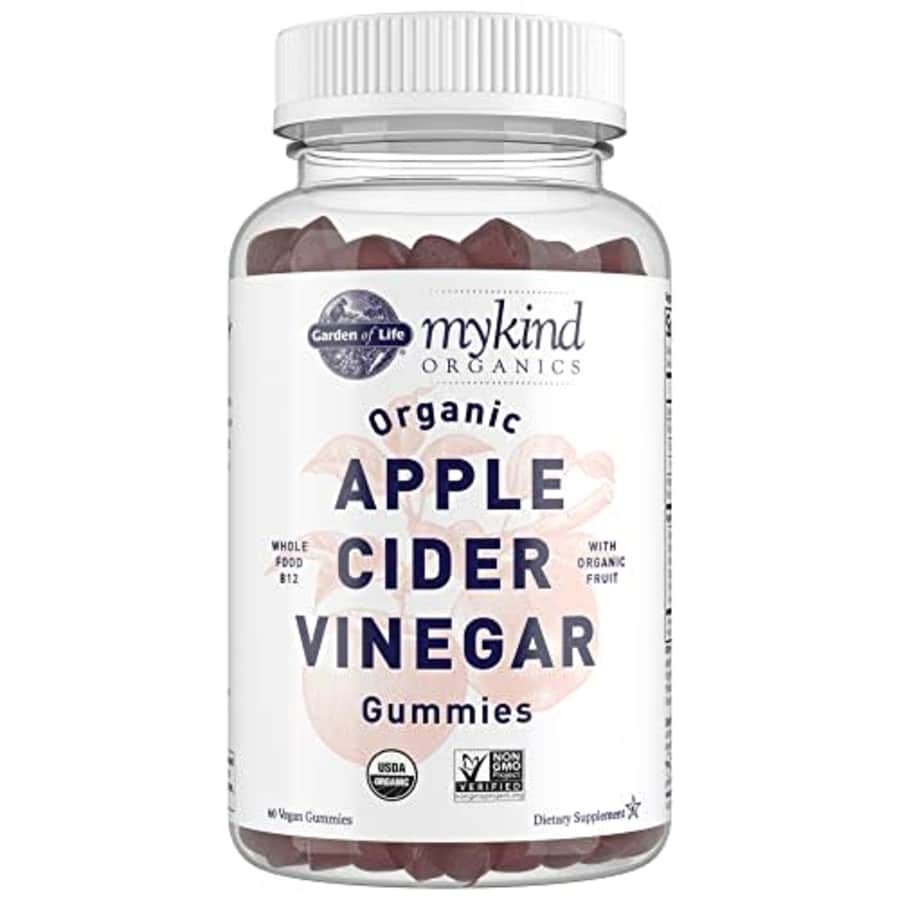 Garden of Life Apple Cider Vinegar Gummies mykind Organics USDA Organic ACV Gummy Vitamins Made for $40 Garden of Life Apple Cider Vinegar Gummies mykind Organics USDA Organic ACV Gummy Vitamins Made for $40