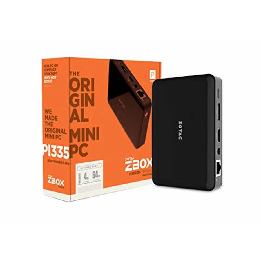 ZOTAC ZBOX Pico PI335-GK Mini PC Fanless Passively Cooled, Intel Gemini Lake N4100, 4GB DDR4 for $246
