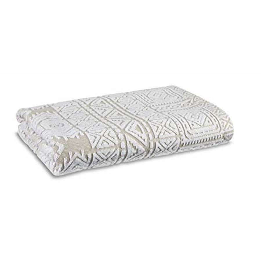 WestPoint Home Jacquard Towel, Bath Sheet, White for $57