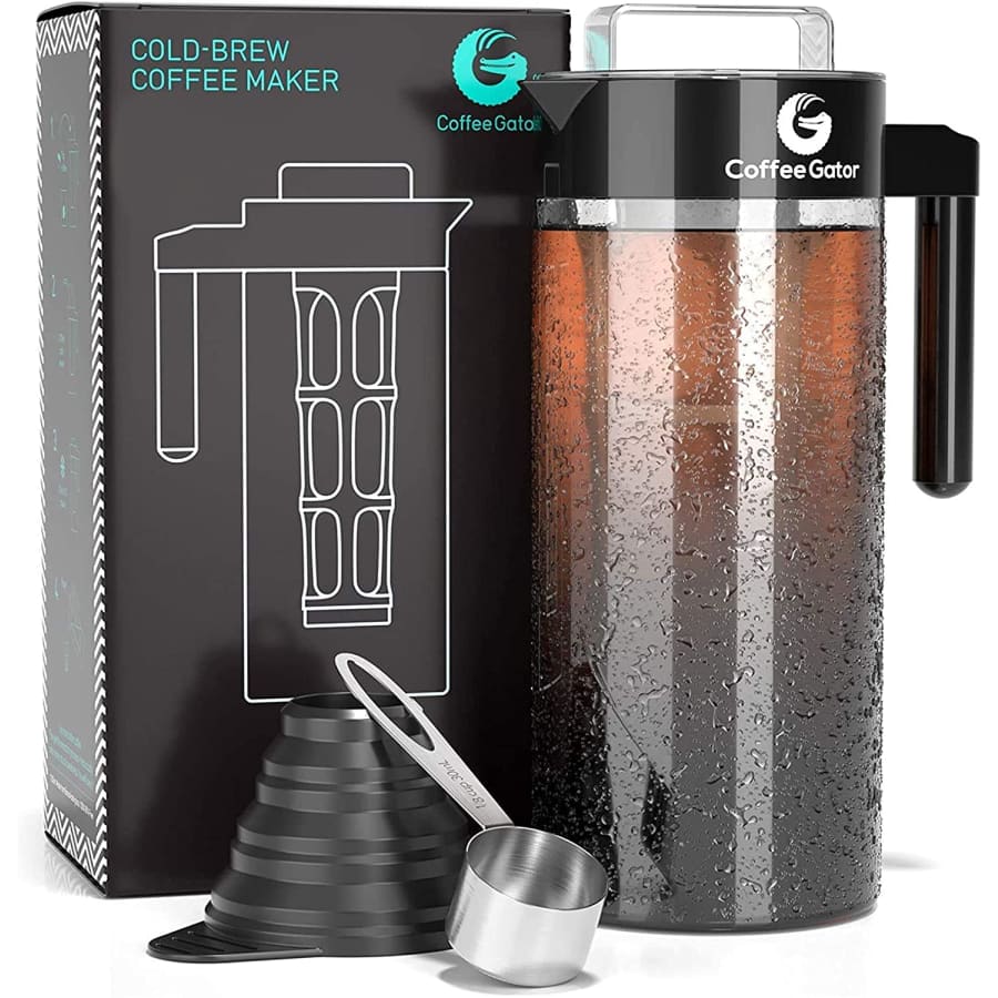 Coffee Gator 47-oz. Cold Brew Coffee Maker: $14 Coffee Gator 47-oz. Cold Brew Coffee Maker: $14