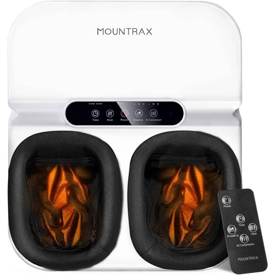 Mountrax Shiatsu Foot Massager Machine w/ Heat for $66