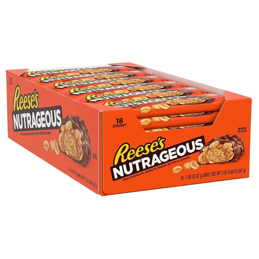 Reese's Nutrageous Bars 18-Pack for $13 via Sub & Save Reese's Nutrageous Bars 18-Pack for $13 via Sub & Save