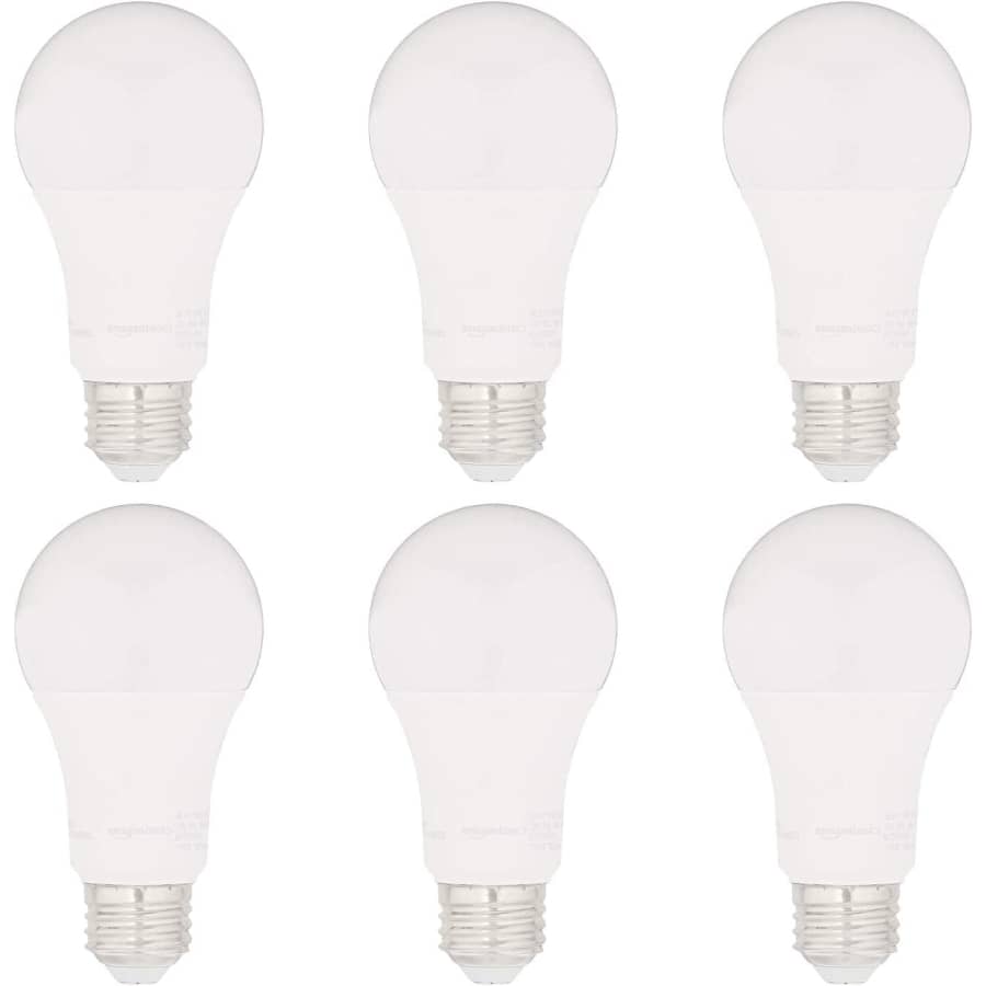 Amazon Basics 100W Equivalent A19 LED Light Bulb 6-Pack for $6 Amazon Basics 100W Equivalent A19 LED Light Bulb 6-Pack for $6