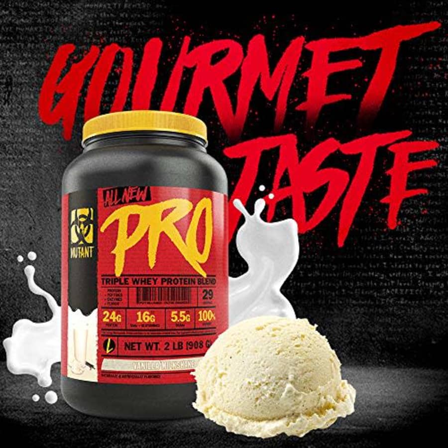 Mutant Pro Triple Whey Protein Powder Supplement Time-Released for Enhanced Amino Acid Absorption for $38