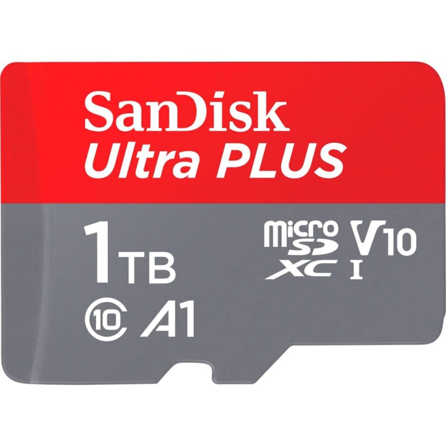 SanDisk Ultra Plus 1TB UHS-I microSDXC Memory Card for $100 SanDisk Ultra Plus 1TB UHS-I microSDXC Memory Card for $100