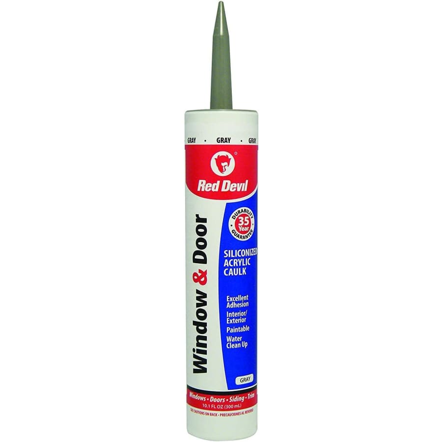 Red Devil Window & Door Siliconized Acrylic Caulk: $6.59