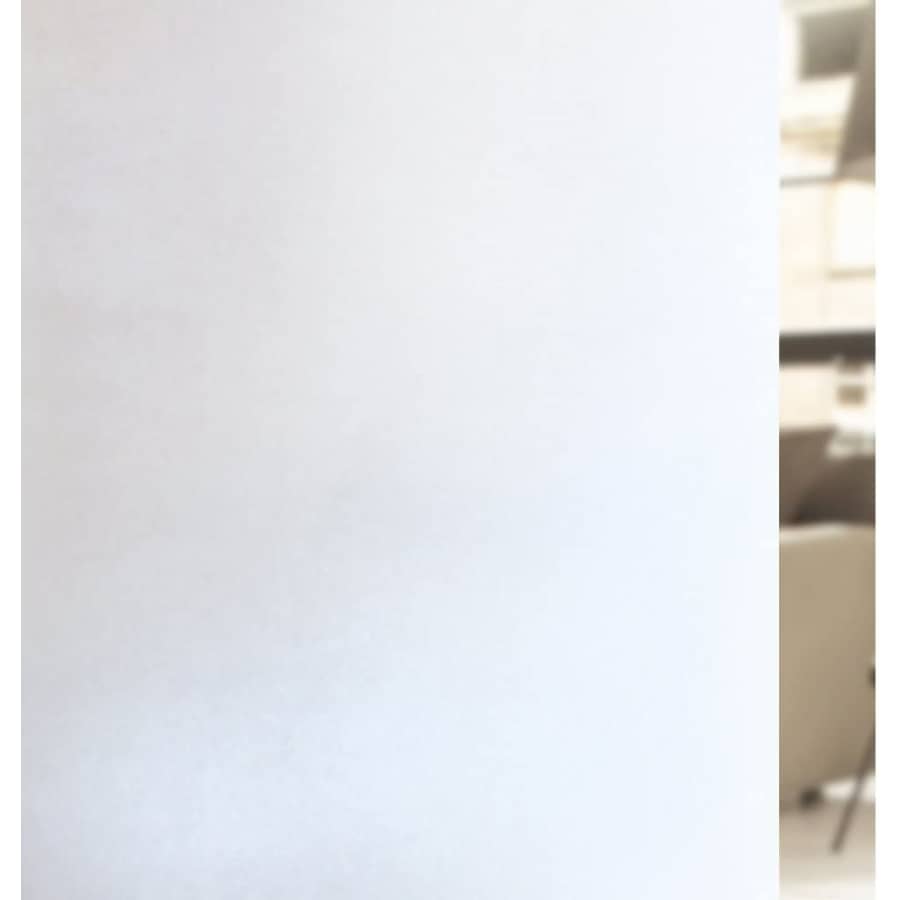 Rabbitgoo 17.7" x 78.7" Non-Adhesive Frosted Privacy Window Film for $8
