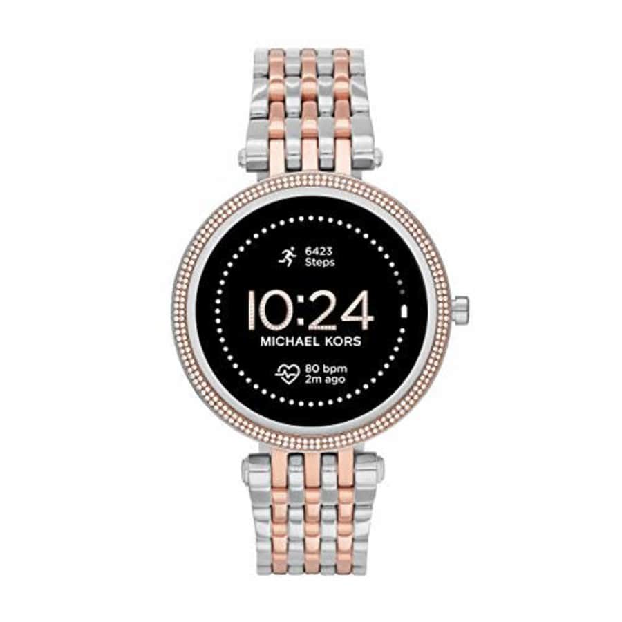 Michael Kors Women's Gen 5E 43mm Stainless Steel Touchscreen Smartwatch with Fitness Tracker, Heart for $275 Michael Kors Women's Gen 5E 43mm Stainless Steel Touchscreen Smartwatch with Fitness Tracker, Heart for $275