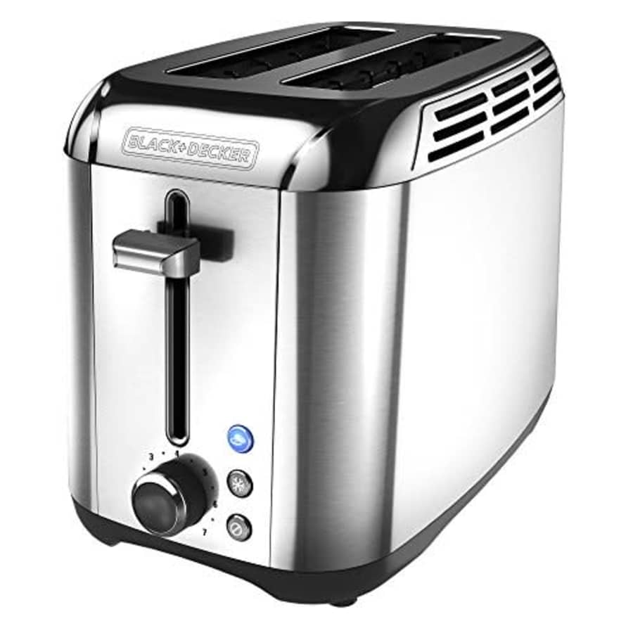 Black+Decker TR3500SD Bread toaster, Stainless Steel for $38