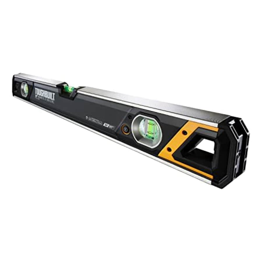 ToughBuilt - 24-in Lighted Magnetic Box Level - (TB-H2-L-24LH-M) for $40