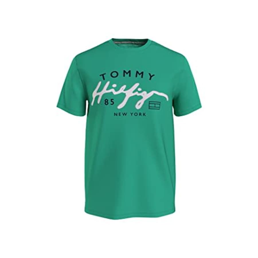 Tommy Hilfiger Men's Big & Tall Graphic T-Shirt, Tidal Wave, XX-Large Big for $26