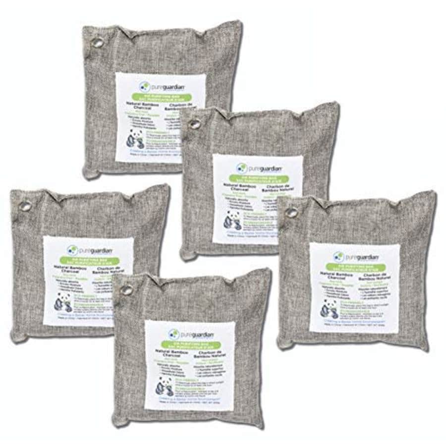 Pureguardian Guardian Technologies CB5005PK Pure Guardian Bamboo Charcoal Air Purifier Bags, Eco-Friendly, for $55