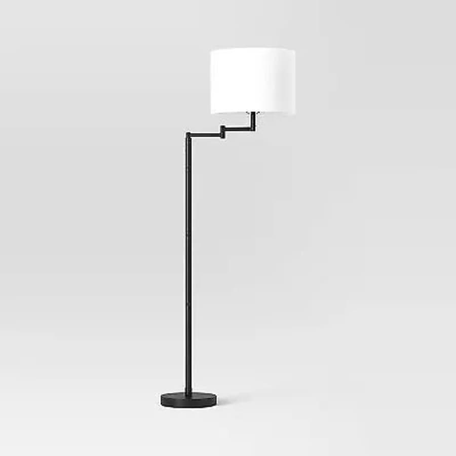 Threshold Metal Column Swing Arm Floor Lamp for $18