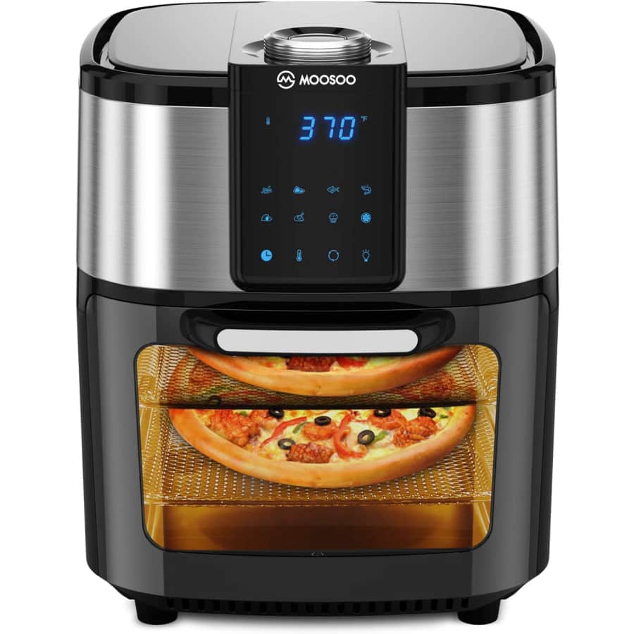 Moosoo 12.7-Qt. 8-in-1 Air Fryer Oven for $102 Moosoo 12.7-Qt. 8-in-1 Air Fryer Oven for $102