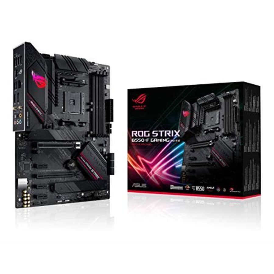 ASUS ROG Strix B550-F Gaming (WiFi 6) AMD AM4 Zen 3 Ryzen 5000 & 3rd Gen Ryzen ATX Gaming for $329 ASUS ROG Strix B550-F Gaming (WiFi 6) AMD AM4 Zen 3 Ryzen 5000 & 3rd Gen Ryzen ATX Gaming for $329
