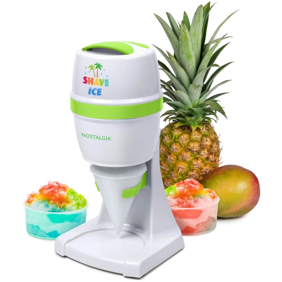 Nostalgia Electric Shave Ice & Snow Cone Maker for $27 Nostalgia Electric Shave Ice & Snow Cone Maker for $27