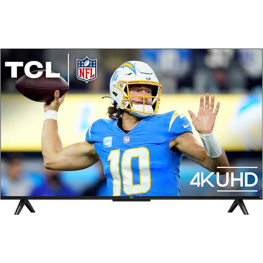 TCL S4 43S450F 43" 4K HDR LED UHD Smart TV for $180 TCL S4 43S450F 43" 4K HDR LED UHD Smart TV for $180