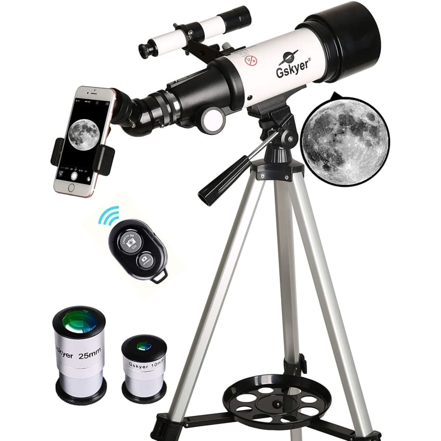 Gskyer 70mm AZ Mount Refracting Telescope: $78