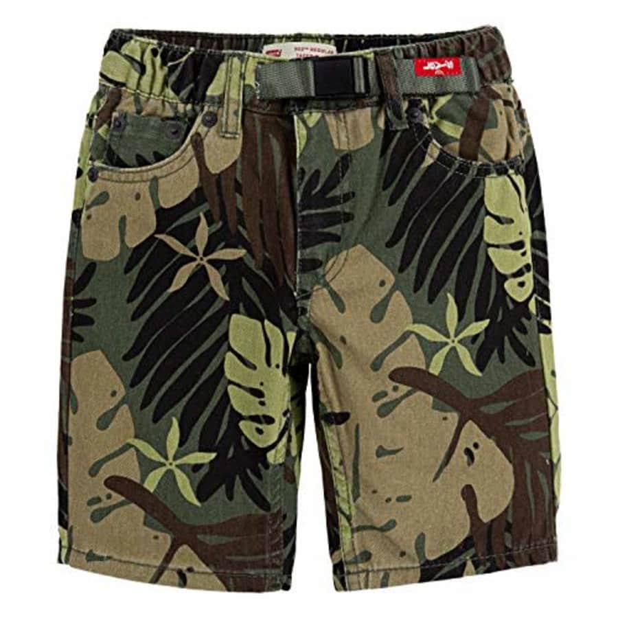 Levi's Boys' 502 Regular Fit Shorts, Botanical Safari, 3T for $14