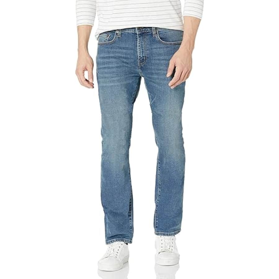Amazon Essentials Men's Slim-Fit Bootcut Jeans for $22 w/ Prime Amazon Essentials Men's Slim-Fit Bootcut Jeans for $22 w/ Prime