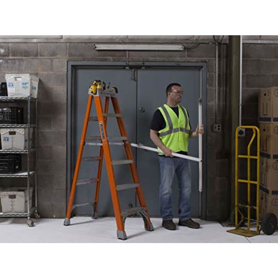Louisville Ladder FS1505 Step Ladder, 5-Feet, Orange for $73