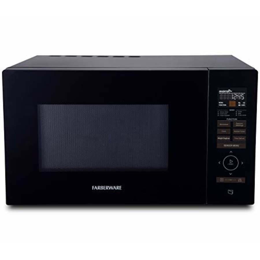 Farberware Gourmet FMO11AESBKA Microwave Oven, 1.1 Cubic Foot 1100 Watt with Smart Sensor, Inverter for $177 Farberware Gourmet FMO11AESBKA Microwave Oven, 1.1 Cubic Foot 1100 Watt with Smart Sensor, Inverter for $177