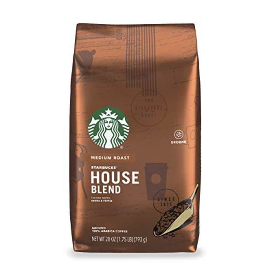 Starbucks Medium Roast Ground Coffee House Blend 100% Arabica 1 bag (28 oz.) for $41