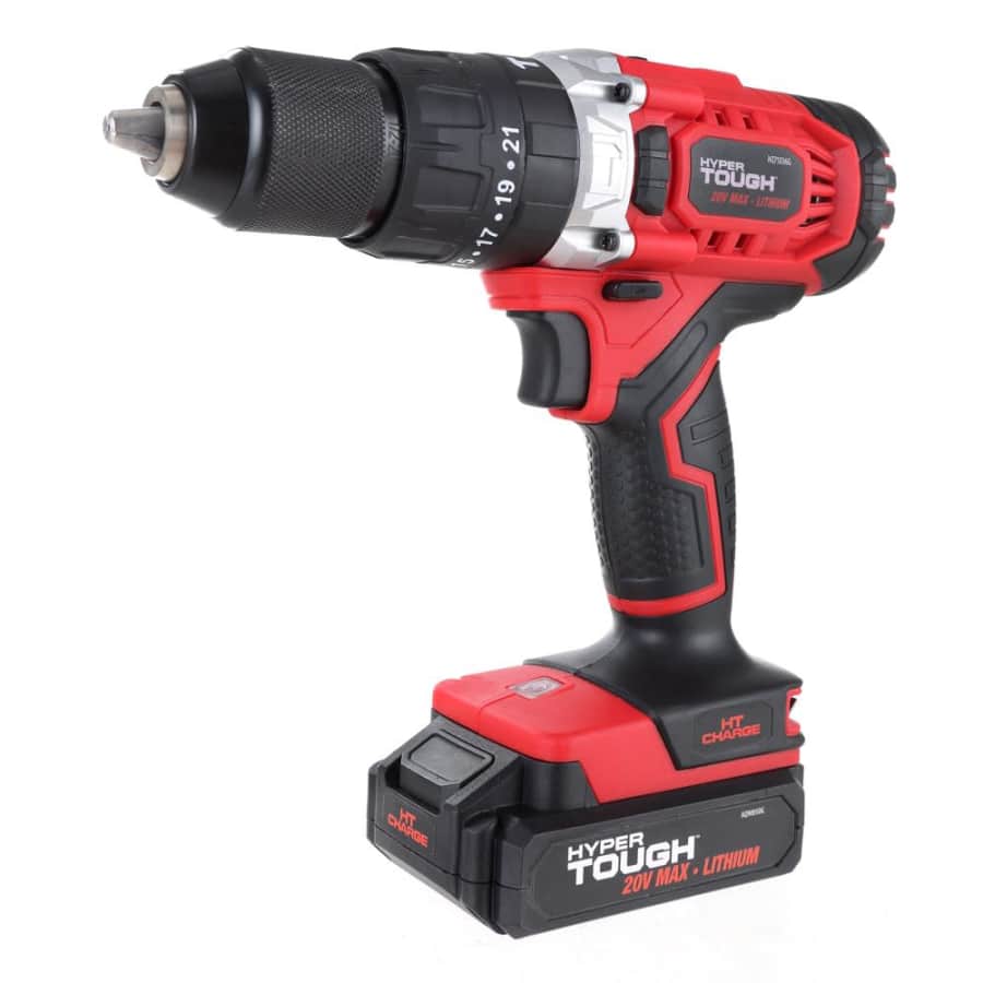 Hyper Tough 20V Lithium-Ion Hammer Drill for $59