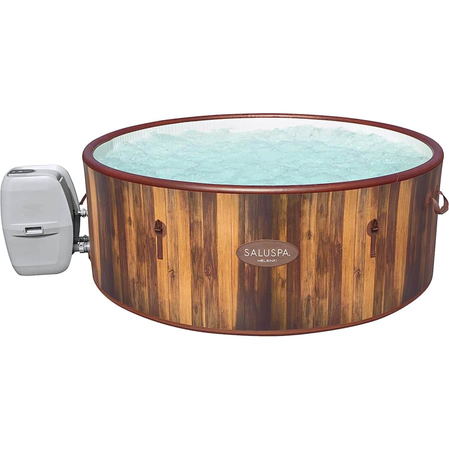 Bestway Helsinki SaluSpa 7-Person Outdoor Hot Tub Spa for $889 Bestway Helsinki SaluSpa 7-Person Outdoor Hot Tub Spa for $889
