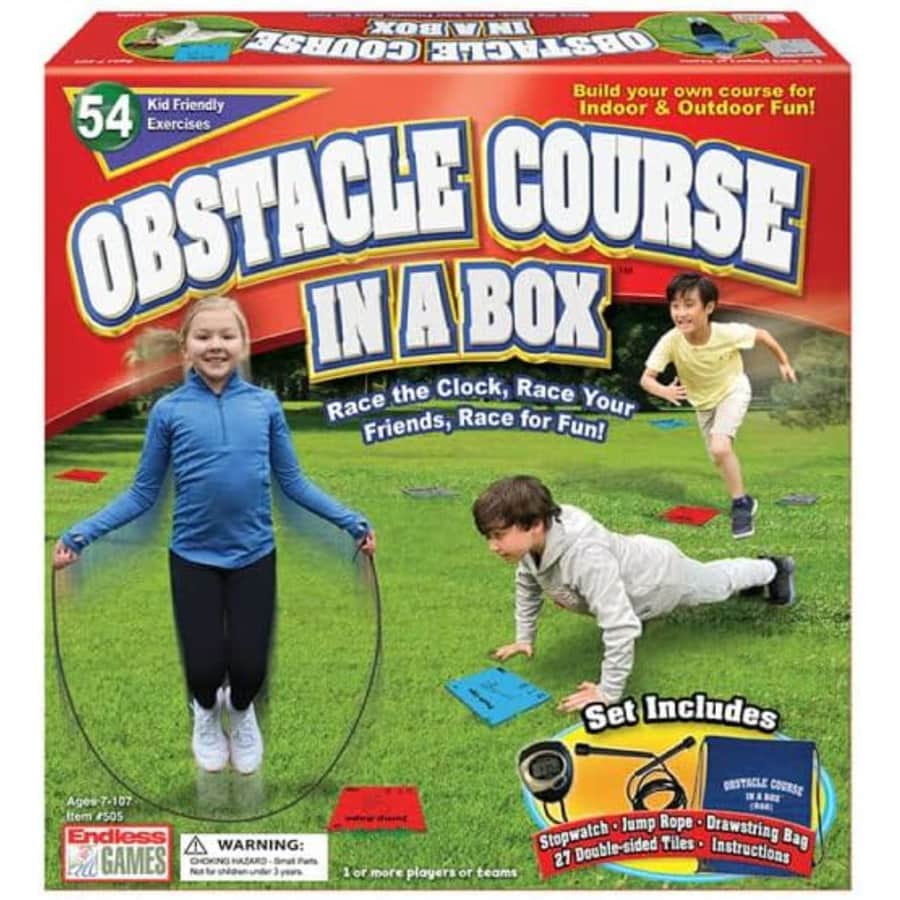 Obstacle Course in A Box for $15