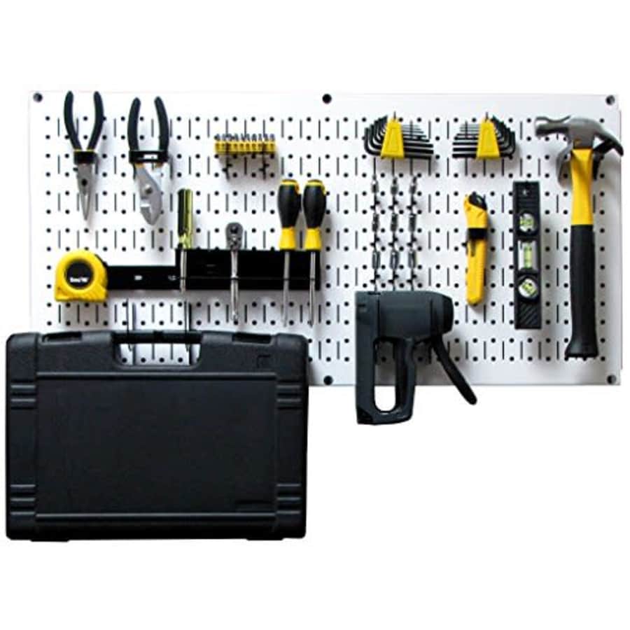 Wall Control Modular Pegboard Tool Organizer System - Wall-Mounted Metal Peg Board Tool Storage for $65 Wall Control Modular Pegboard Tool Organizer System - Wall-Mounted Metal Peg Board Tool Storage for $65