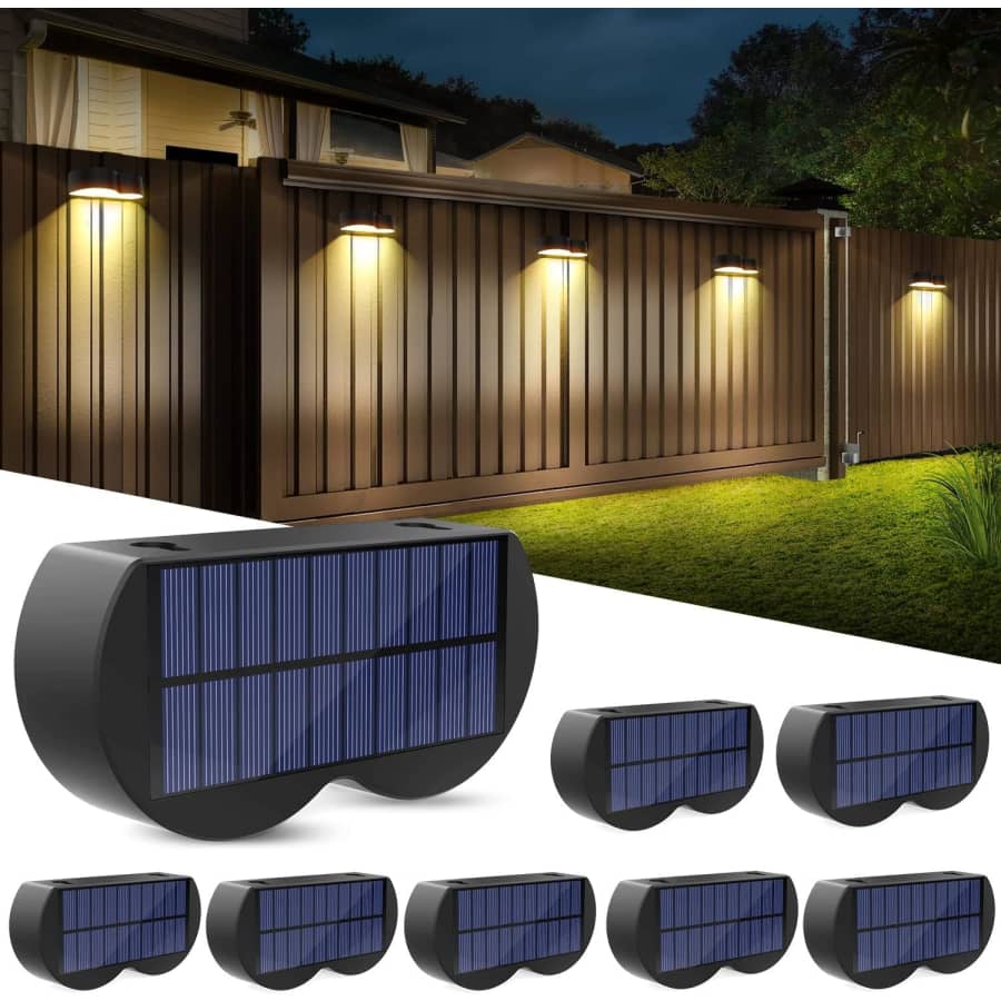 Solar Fence White / RGB Light 8-Pack for $30 w/ Prime Solar Fence White / RGB Light 8-Pack for $30 w/ Prime