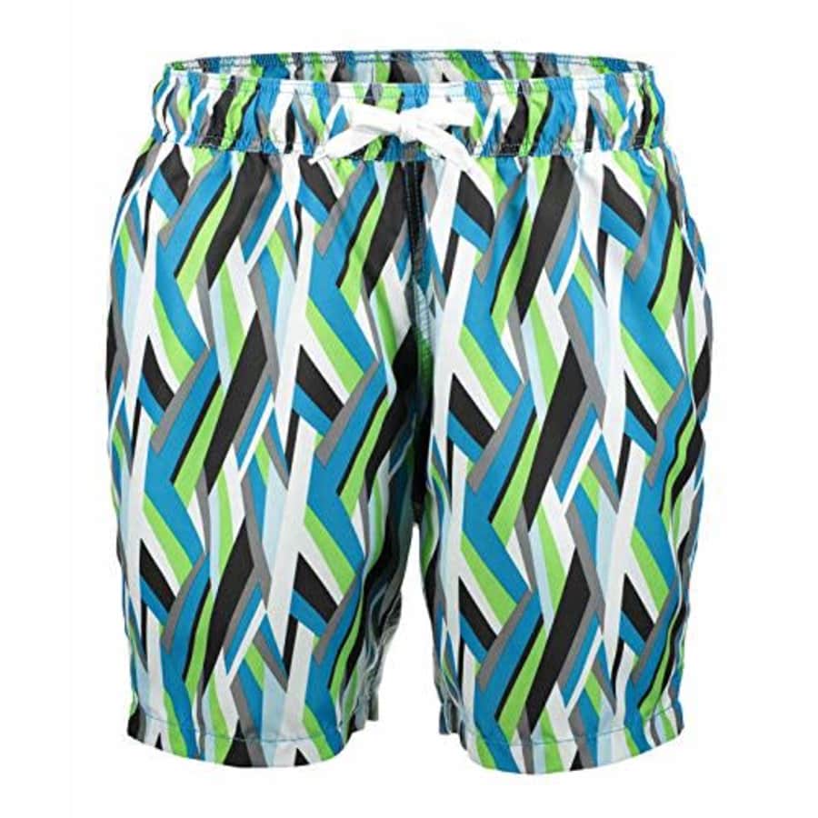 Kanu Surf Men's Riviera Swim Trunks, Seagrass Blue/Green, X-Large for $17