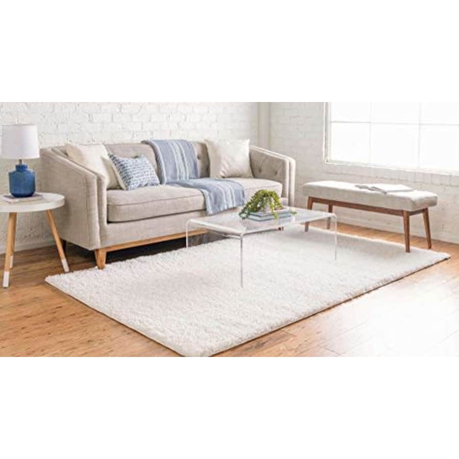 Unique Loom Davos Collection Modern Luxuriously Soft & Cozy Shag Area Rug, 8' 0 x 10' 0 for $317 Unique Loom Davos Collection Modern Luxuriously Soft & Cozy Shag Area Rug, 8' 0 x 10' 0 for $317