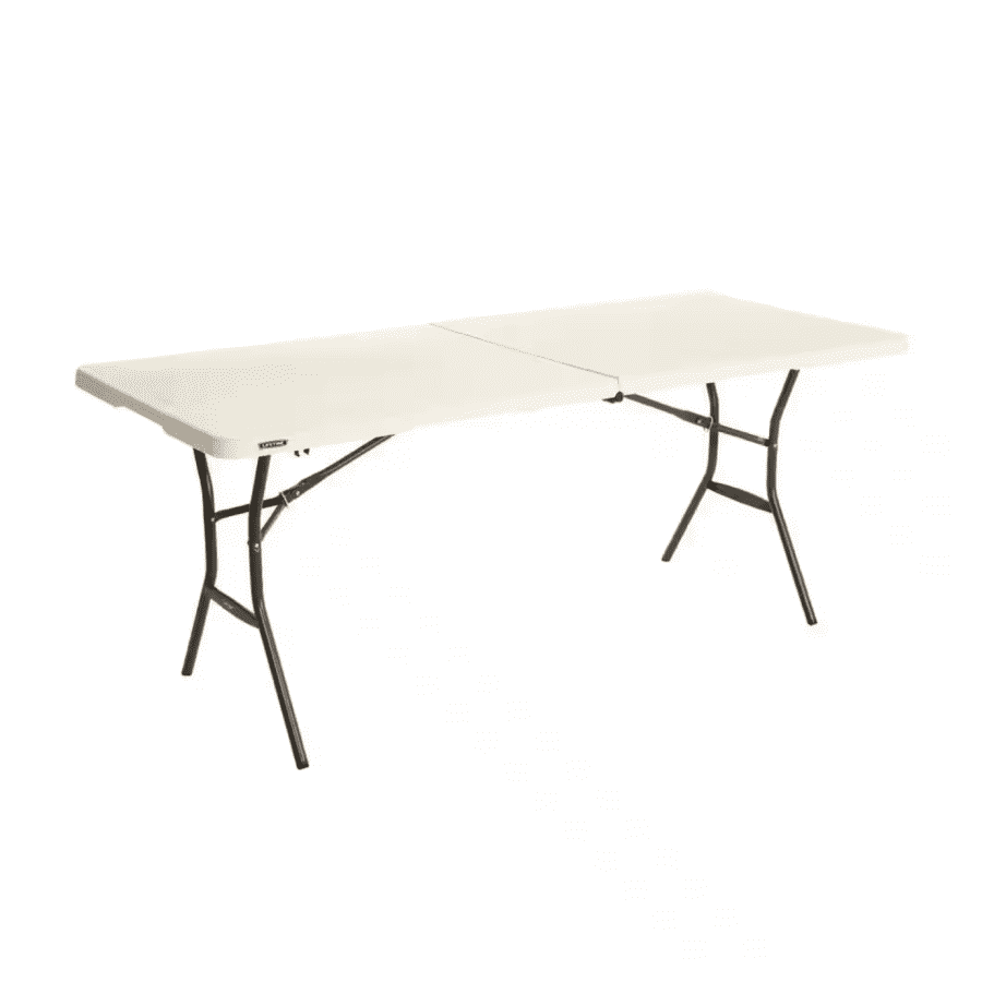 Lifetime 6-Foot Fold-in-Half Table for $50 Lifetime 6-Foot Fold-in-Half Table for $50