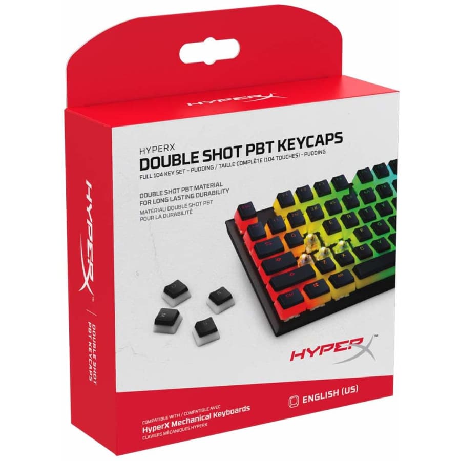 HyperX Pudding 104-Piece Keycaps Set for $22 HyperX Pudding 104-Piece Keycaps Set for $22