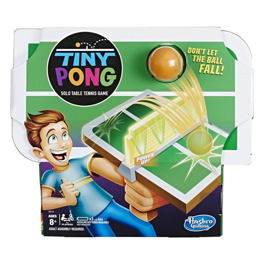 Tiny Pong Solo Table Tennis Kids Electronic Handheld Game for $5