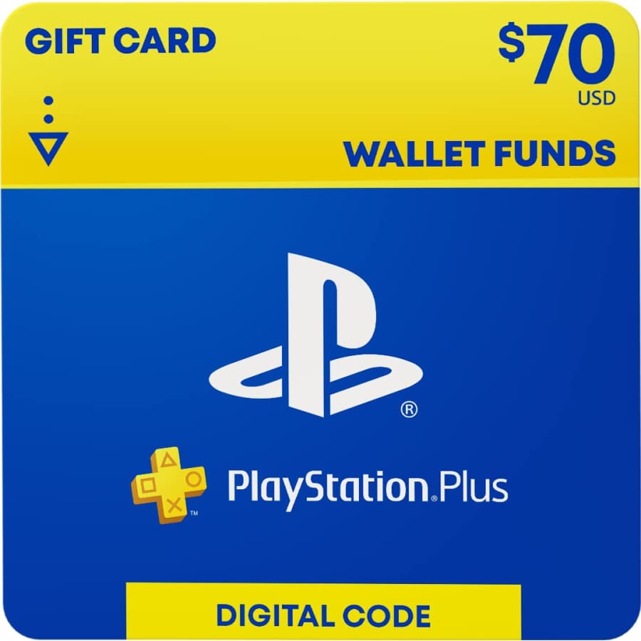 $70 PlayStation Plus Wallet Funds Digital Code: $63