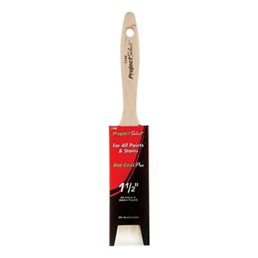 Linzer Project Select 1-1/2 in. W Flat Paint Brush for $9