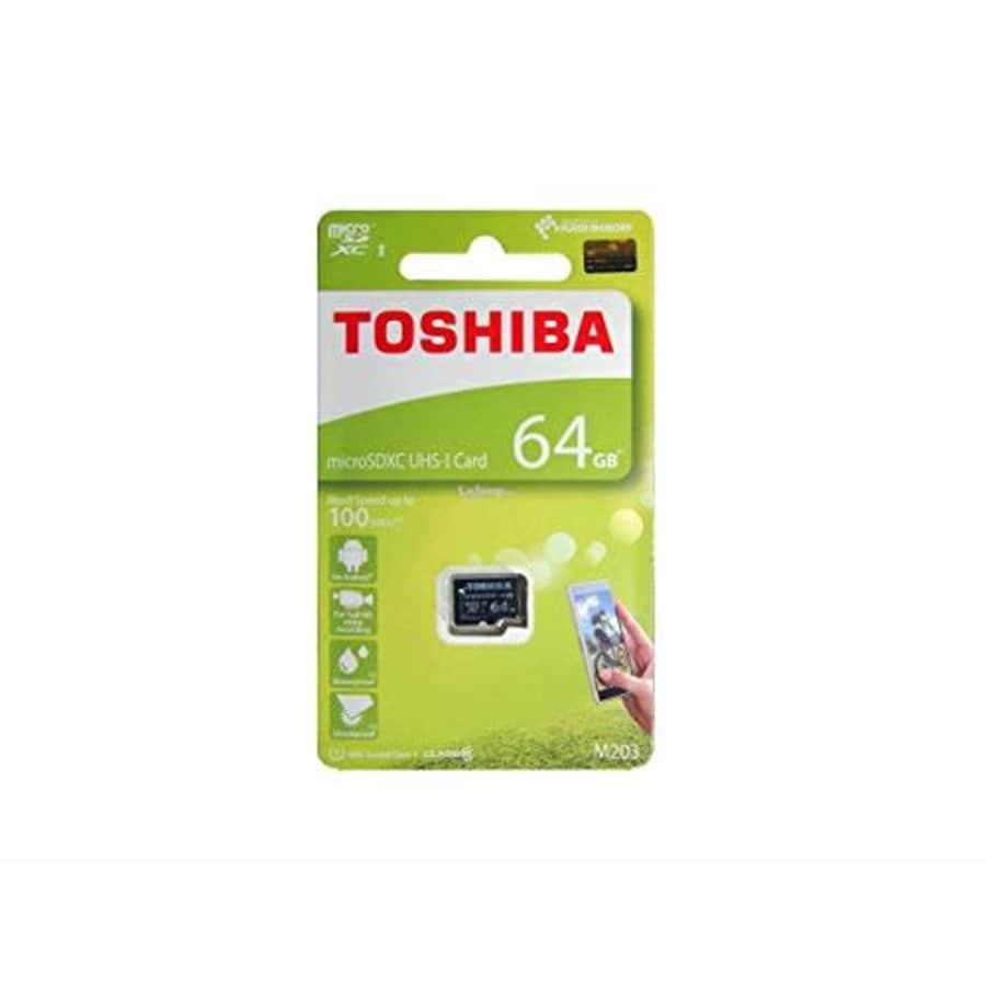 TOSHIBA Micro SD Card 64GB M203 UHS-I U1 Card Class 10 microSD 64G Memory Card 100MB/s for $41