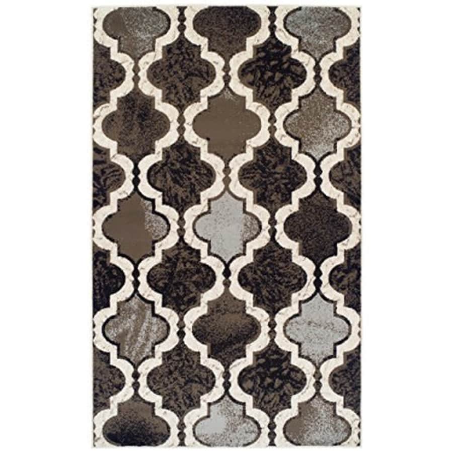 SUPERIOR Gudrun Indoor Area Rug, Super Soft, Durable, Elegant, Geometric, Trellis Pattern, for $75