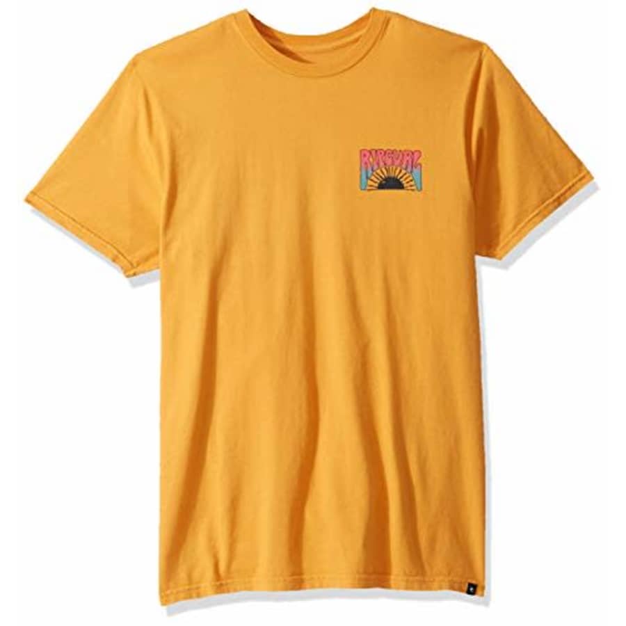 Rip Curl Men's KISS The Sky Style TEE Shirt, Gold, S for $13